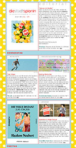 So sieht der StadtSpionin Newsletter aus.