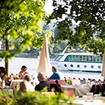 StadtSpionin Reportage: Sport und Schmaus am Wasser in Wien, Restaurant Tuttendörfl